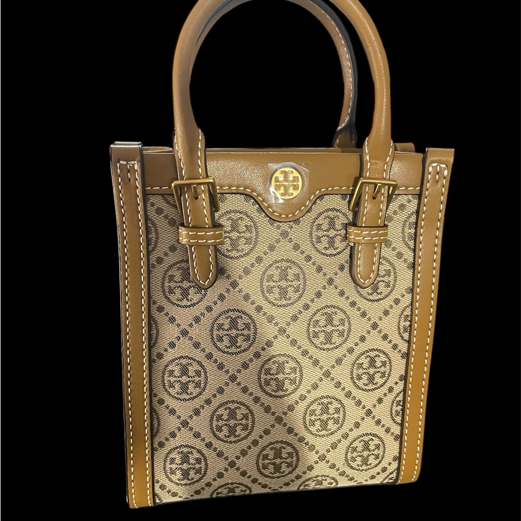 Tory Burch Brown And Tan Mini Bag